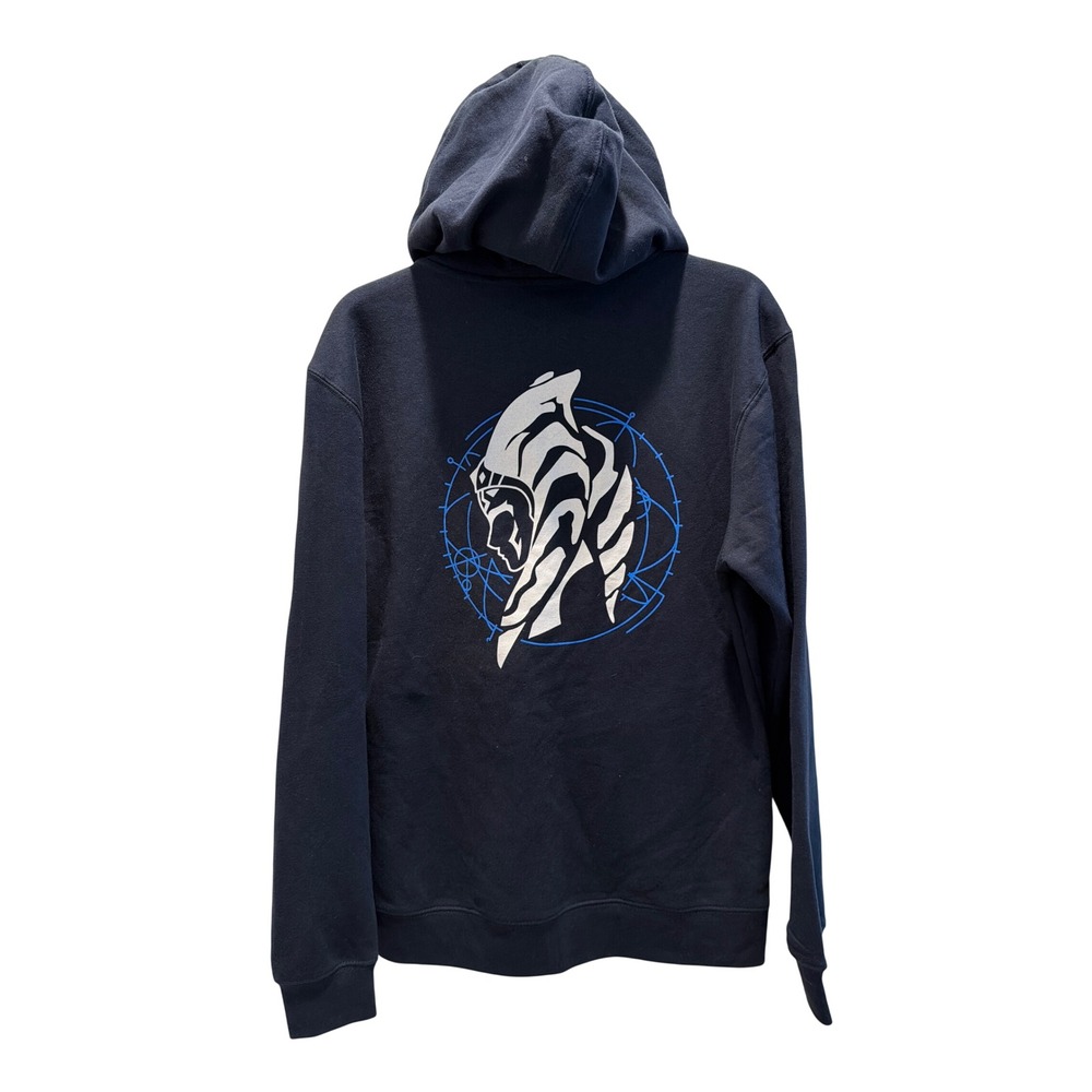 Star Wars Ahsoka ILM VFX Crew 23 Zip Up Hoodie Navy Blue Small Rare Production